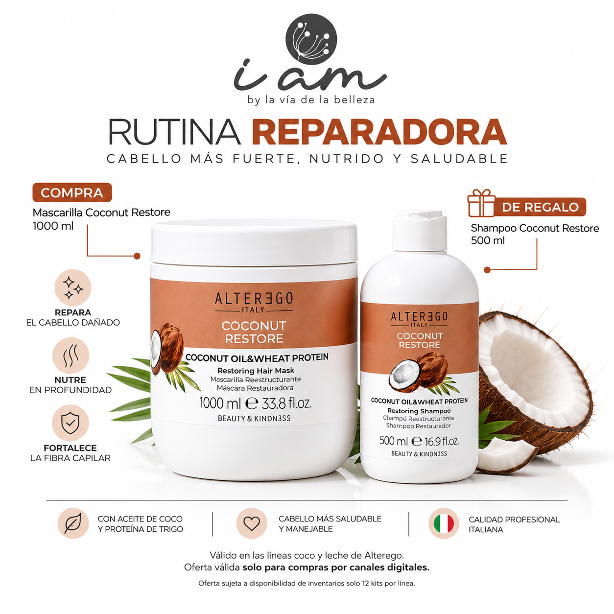 Kit AlterEgo Coconut Restore